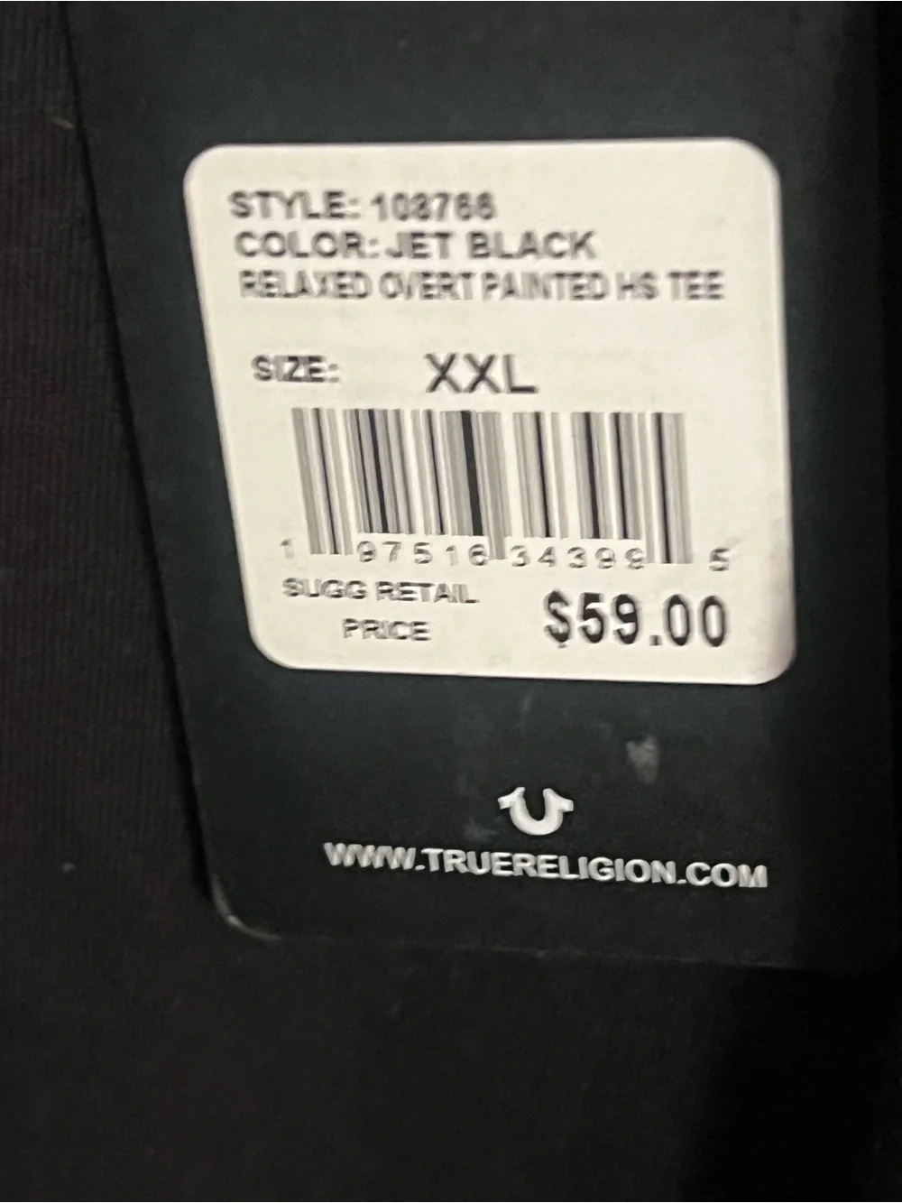 NWT $59 True Religion t shirt sz xx large